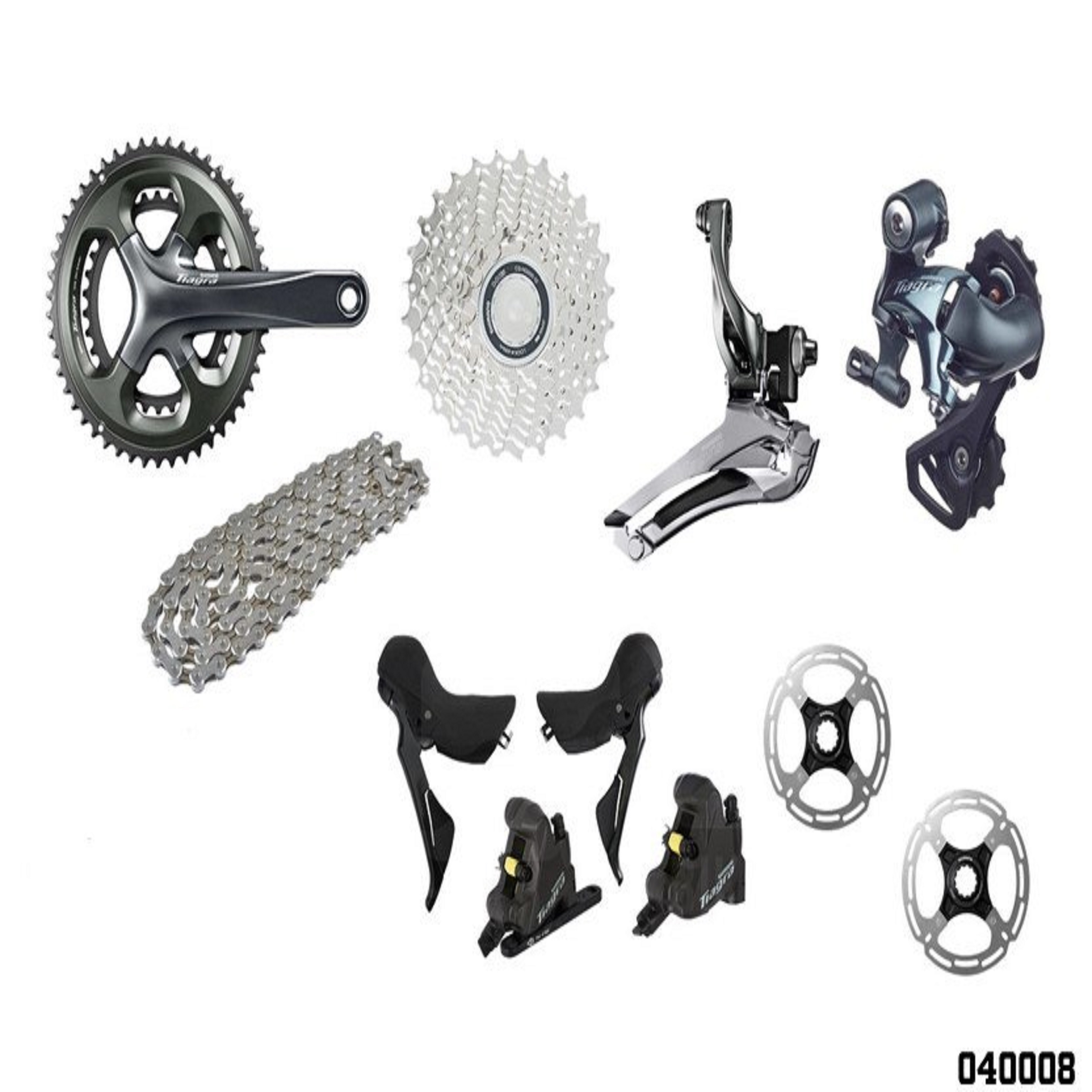 GRUPO TIAGRA 4720 DISCO 52-36T 11-32T 10 VELOCIDADES